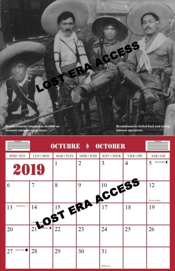 2019 Mexican Heritage Collector’s Calendar - Image 11