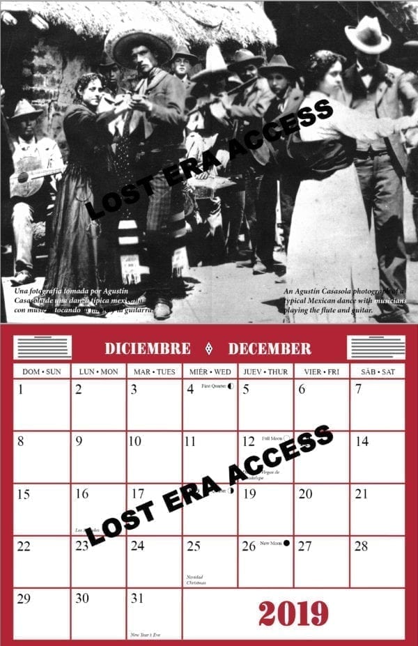 2019 Mexican Heritage Collector’s Calendar - Image 13