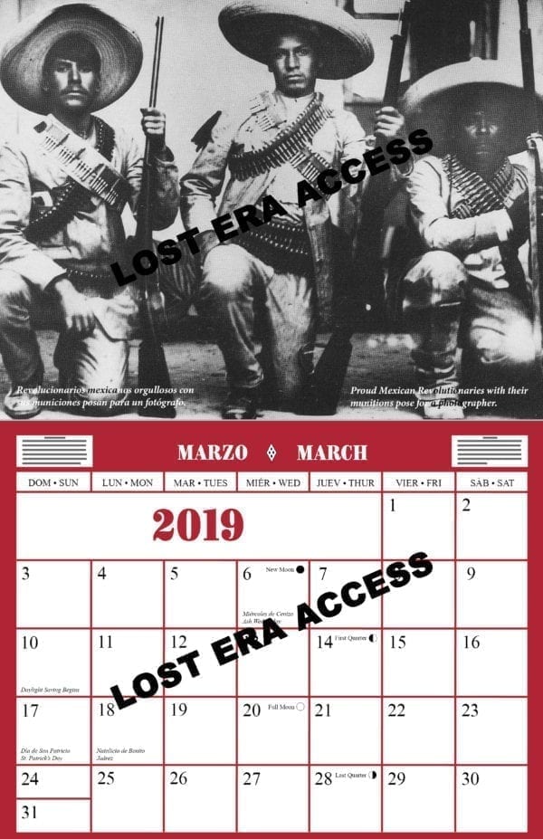 2019 Mexican Heritage Collector’s Calendar - Image 4