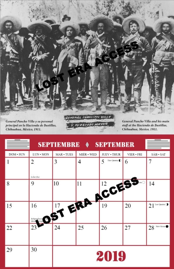 2019 Mexican Heritage Collector’s Calendar - Image 10