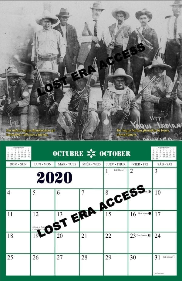 2020 Mexican Heritage Collector's Calendar - Image 11