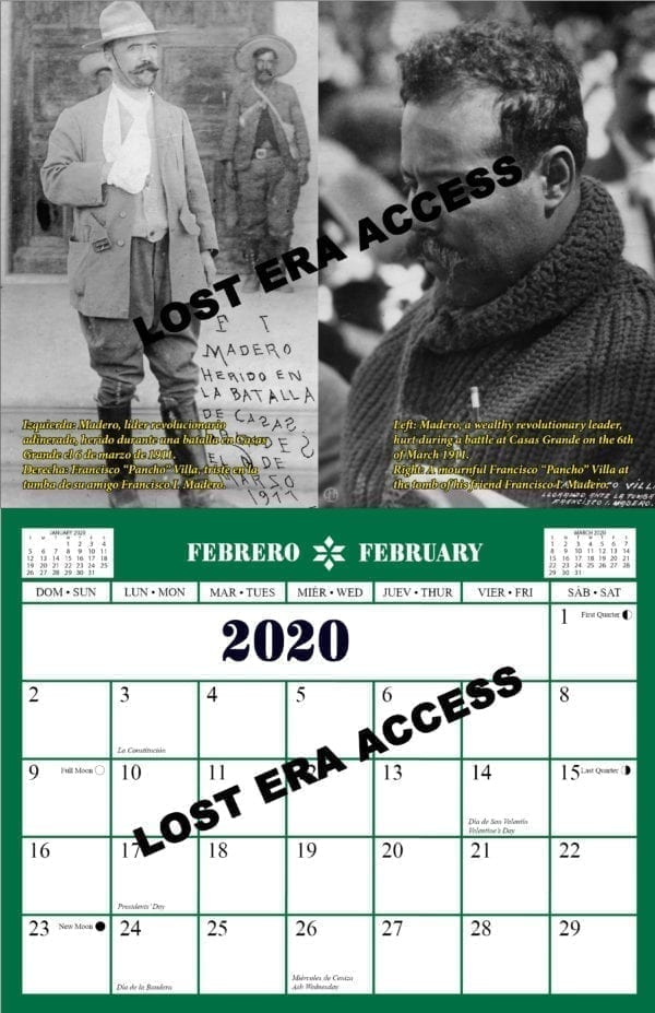 2020 Mexican Heritage Collector's Calendar - Image 3