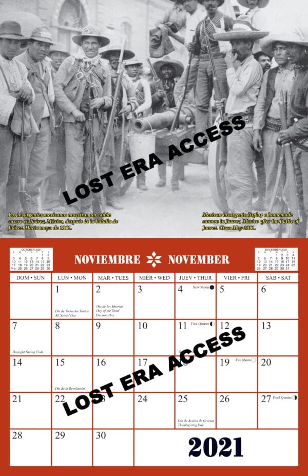 2021 Mexican Heritage Collector's Calendar - Image 13